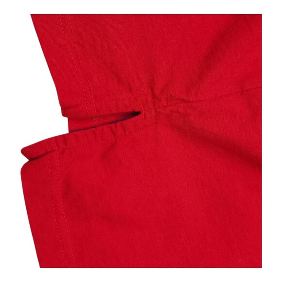 US Polo Assn Red Slim Fit Polo Shirt XL 100% Cotton Short Sleeve Mens Top - Picture 5 of 7